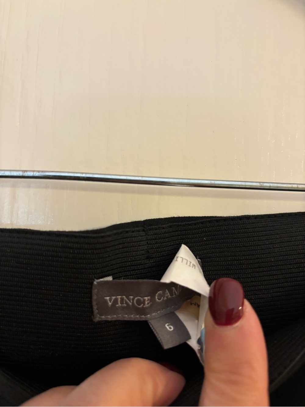 Vince Camuto Black Zip-Pocket Tailored Women's Pantsuit - Picture 6 of 7